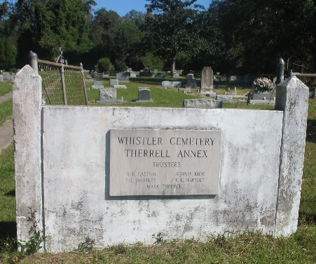 Whistler Cemetery, Therrell Annex